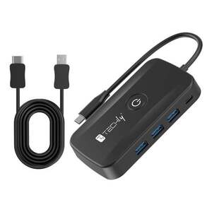 Techly IDATA USBC-HUB5WL Bezdrátový USB-C na HDMI IDATA USBC-HUB5WL obraz