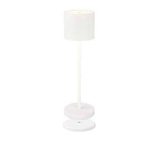 BRILONER Sigo LED stolní lampička bezdrátová IP44, stmívatelné, s nabíjecí základnou, bílé 7521016 obraz