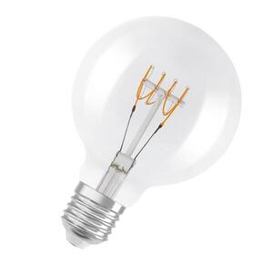 LEDVANCE LED žárovka Vintage 1906 Globe G95 4, 8 W E27 2700 K stmívatelná čirá obraz