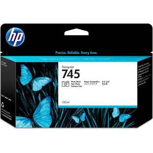 HP 745 130-ml DesignJet Photo Black Ink Cartridge F9J98A obraz