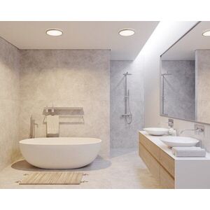 NORDLUX stropní svítidlo Oja 29 IP54 BATH 3000K/4000K 14, 5W LED chrom bílá 2015026133 obraz