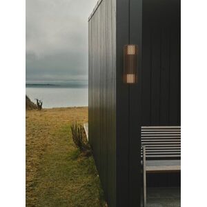 NORDLUX Aludra Double venkovní nástěnné svítidlo metalická hnědá 2418121261 obraz