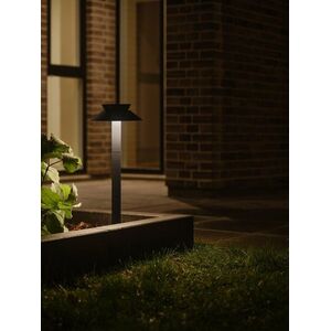 NORDLUX Justina Solar venkovní sloupkové solární svítidlo antracit 2418098050 obraz