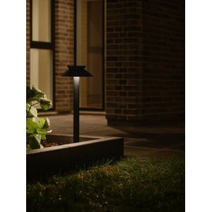 NORDLUX Justina Solar venkovní sloupkové solární svítidlo černá 2418098003 obraz