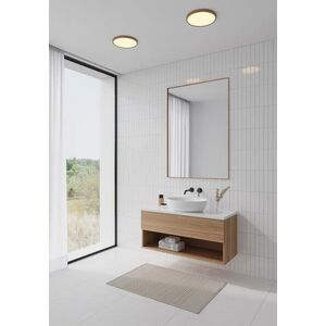 NORDLUX Oja 29 IP54 2700K plynule stmívatelné stropní svítidlo dřevěná fólie 50046104 obraz