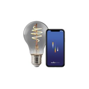 NORDLUX Smart E27 A60 1800K LED žárovka kouřová 2280012747 obraz