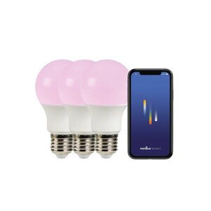 NORDLUX Smart E27 Color 2200-6500+RGB set 3ks 806lm 2270052701 obraz