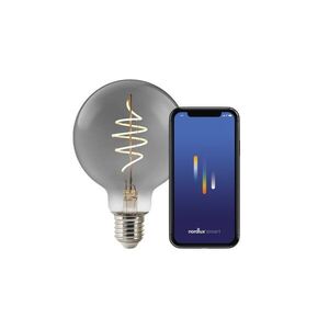 NORDLUX Smart E27 G95 1800K LED žárovka kouřová 2280162747 obraz