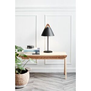 NORDLUX stolní lampa Strap 1x40W E27 černá 46205003 obraz