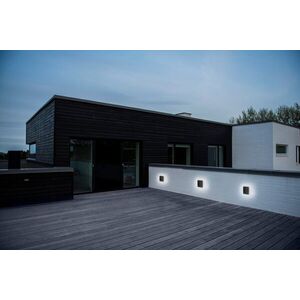 NORDLUX venkovní nástěnné svítidlo Artego 8W LED černá opál 46951003 obraz