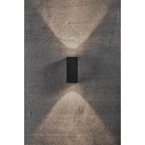 NORDLUX venkovní nástěnné svítidlo Asbol Kubi 6, 5W LED černá čirá 2019071003 obraz