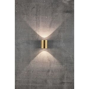 NORDLUX venkovní nástěnné svítidlo Canto 2 2x6W LED mosaz čirá 49701035 obraz