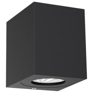 NORDLUX venkovní nástěnné svítidlo Canto Kubi 2 2x6W LED černá čirá 49711003 obraz