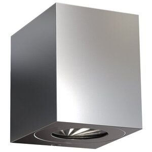 NORDLUX venkovní nástěnné svítidlo Canto Kubi 2 2x6W LED nerez ocel čirá 49711034 obraz