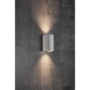 NORDLUX venkovní nástěnné svítidlo Canto Maxi 2 2x28W GU10 bílá čirá 49721001 obraz