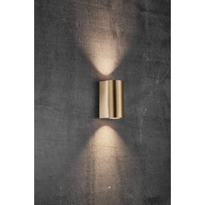 NORDLUX venkovní nástěnné svítidlo Canto Maxi 2 2x28W GU10 mosaz čirá 49721035 obraz