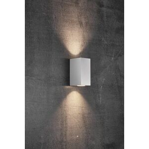 NORDLUX venkovní nástěnné svítidlo Canto Maxi Kubi 2 2x28W GU10 bílá čirá 49731001 obraz