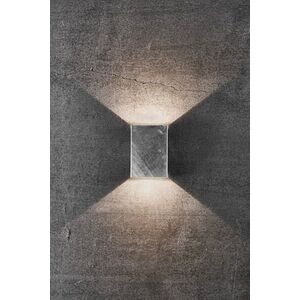 NORDLUX venkovní nástěnné svítidlo Fold 10 2x3, 5W LED galvanizovaná ocel čirá 2019041031 obraz