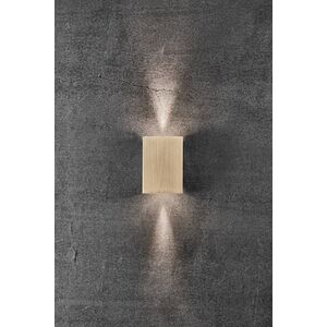 NORDLUX venkovní nástěnné svítidlo Fold 10 2x3, 5W LED mosaz čirá 2019041035 obraz
