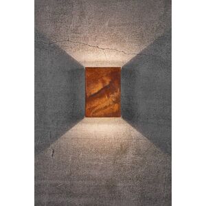 NORDLUX venkovní nástěnné svítidlo Fold 15 2x5W LED kortenová ocel čirá 2019051038 obraz