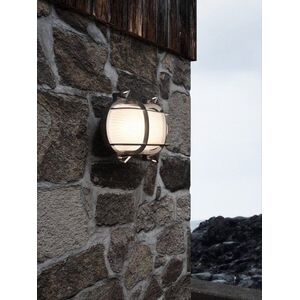NORDLUX venkovní nástěnné svítidlo Helford 12, 5W E27 nikl matná bílá 49031055 obraz