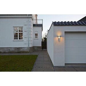 NORDLUX venkovní nástěnné svítidlo Lonstrup 22 galvanizovaná čirá 71431031 obraz