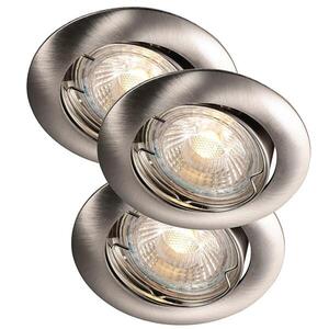 NORDLUX vestavné svítidlo Recess 3-Kit LED COB 3x3W GU10 kartáč. ocel 84650032 obraz