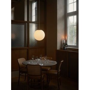 NORDLUX závěsné svítídlo Grant 25 25W E27 mosaz opál 2010563035 obraz