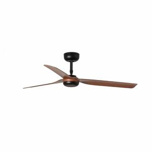FARO PUNT M, černá/tmavé dřevo, stropní ventilátor s DC motorem obraz