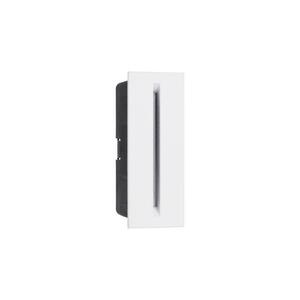 NOVA LUCE venkovní zapuštěné svítidlo do zdi AIZEN bílý hliník a čiré sklo LED 3W 3000K 600mA 100-240V 148st. IP54 9026120 obraz