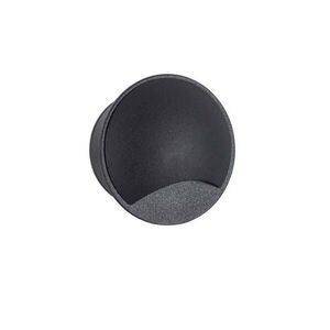 NOVA LUCE venkovní zapuštěné svítidlo do zdi JOYA černý hliník LED 3W 3000K 100-240V 21st. IP65 9944141 obraz