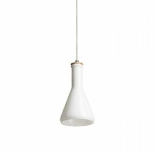RED - DESIGN RENDL RENDL PULIRE CON závěsná opálové sklo/dřevo/chrom 230V E14 28W R12663 obraz