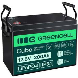 Green Cell LFPGC12V200AH CUBE Akumulátor LiFePO4 200Ah LFPGC12V200AH obraz