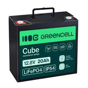 Green Cell LFPGC12V20AH CUBE Akumulátor LiFePO4 20Ah LFPGC12V20AH obraz