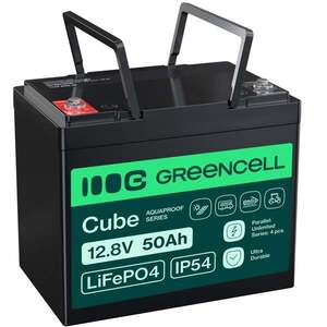 Green Cell LFPGC12V50AH CUBE Akumulátor LiFePO4 50Ah LFPGC12V50AH obraz