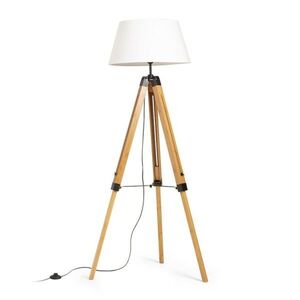 RED - DESIGN RENDL RENDL ALVIS/AMBITUS 46 stojanová lampa lampa bílá bambus/černá 230V E27 15W R14500 obraz