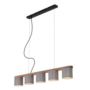 BRILONER Závěsné svítidlo, 110 cm, max. 25 W, šedá BRI 4075-054 obraz