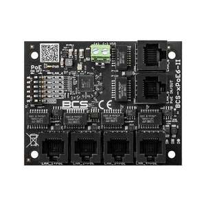 BCS BCS-xPoE6-II Univerzální PoE přepínač pro IP BCS-xPoE6-II obraz