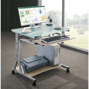 Techly ICA-TB 3791A Skleněný počítačový stůl ICA-TB 3791A obraz