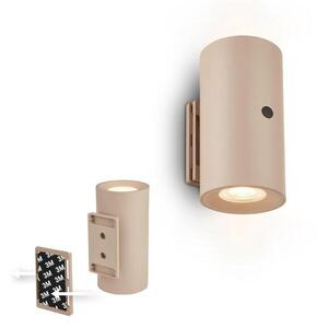 BRILONER Isy nástěnné svítidlo - 2W, 200lm, nabíjecí, LED, dotykový vypínač, stmívatelné, béžová 3942011 obraz
