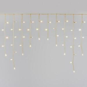 Xmas King XmasKing FLASH LED krápník 4, 2x0, 7m 186 LED, 24V propojitelné venkovní, teplá bílá rampouchy obraz