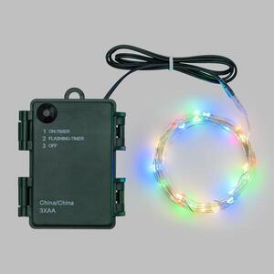 Xmas King XmasKing Led bateriový řetěz 16m 160LED venkovní, mix barev obraz