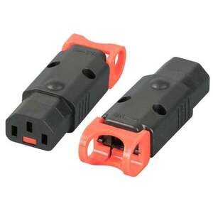 Konektor IEC C13 pro ukončení s IEC LOCK+ IEC-PA130100BK obraz