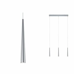 PAULMANN LED závěsné svítidlo Gutta 3-ramenné 3x7W hliník kartáčovaný stmívatelné 709.30 P 70930 VÝPRODEJ VZORKU obraz