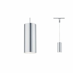 Paulmann závěsné svítidlo pro kolejnicový systém Urail Pendulum Barrel LED 1x6W matný chrom 951.77 P 95177 VÝPRODEJ VZORKU obraz