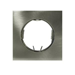 ACA Lighting bodové svítidlo hranaté zapuštěné MR16 BS3159 broušený nikl BS3159NMMR16 obraz