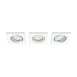 Zapuštěné bodové podhledové svítidlo Philips Enneper set 3ks 50193/31/PN bílé obraz