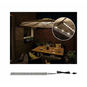 Paulmann Mobile Strip Parasol osvětlení slunečníku IP44 4ks sada, 4x40cm 942.08 P 94208 obraz