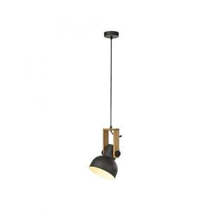 JUST LIGHT závěsné svítidlo průměr 16cm 1 ramenné dřevo z akácie nastavitelná výška LD 15741-18 obraz