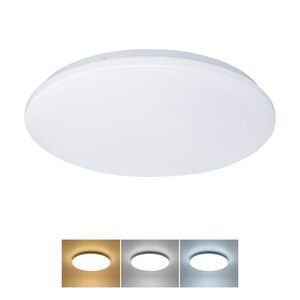 Solight LED stropní světlo Plain, 3CCT, 24W, 1920lm, IP44, kulaté, 38cm WO788-1 obraz